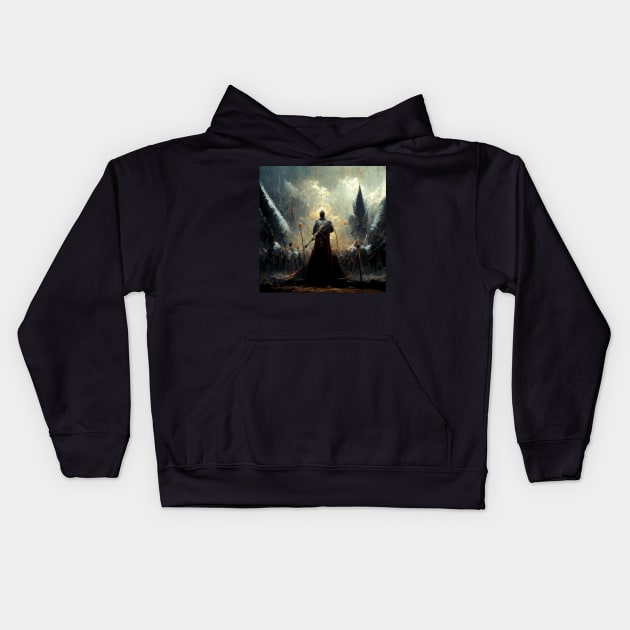 Angel's Brigade Kids Hoodie by DarkAgeArt